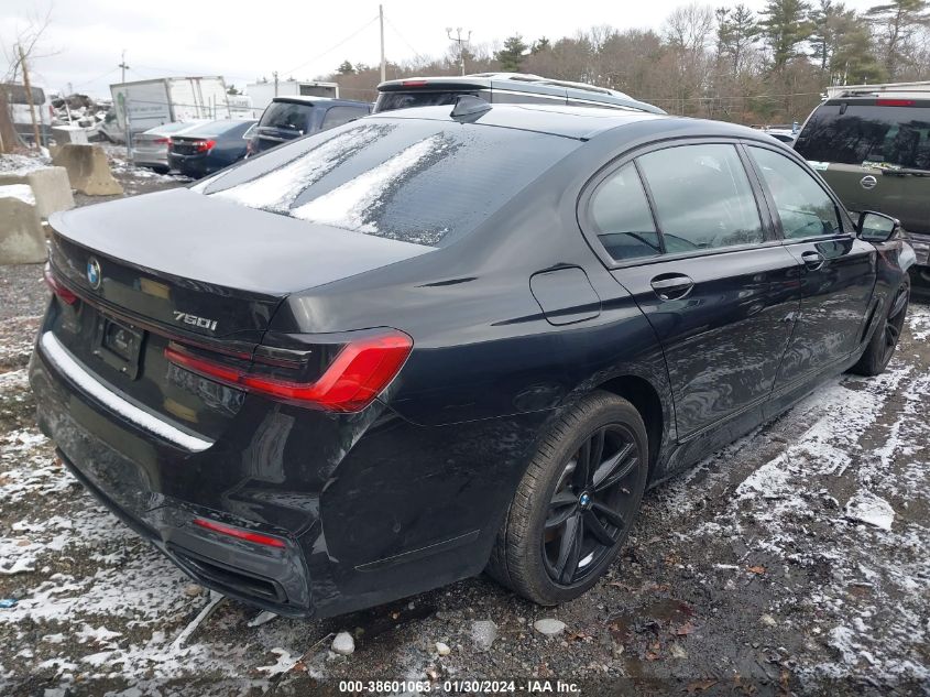 2020 BMW 750I XDRIVE - WBA7U2C01LGJ59726