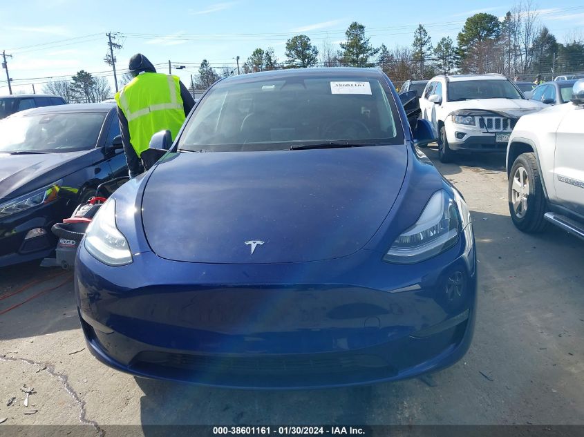 2021 TESLA MODEL Y LONG RANGE DUAL MOTOR ALL-WHEEL DRIVE - 5YJYGDEE7MF261269