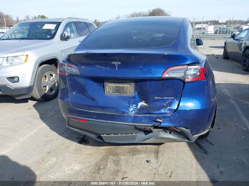 2021 TESLA MODEL Y LONG RANGE DUAL MOTOR ALL-WHEEL DRIVE - 5YJYGDEE7MF261269