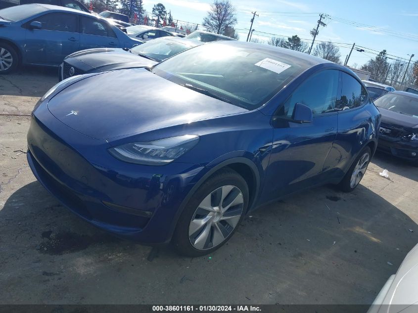 2021 TESLA MODEL Y LONG RANGE DUAL MOTOR ALL-WHEEL DRIVE - 5YJYGDEE7MF261269