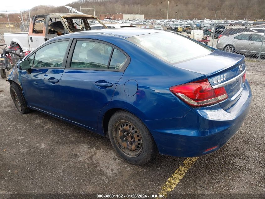 2014 HONDA CIVIC LX - 2HGFB2E54EH557955