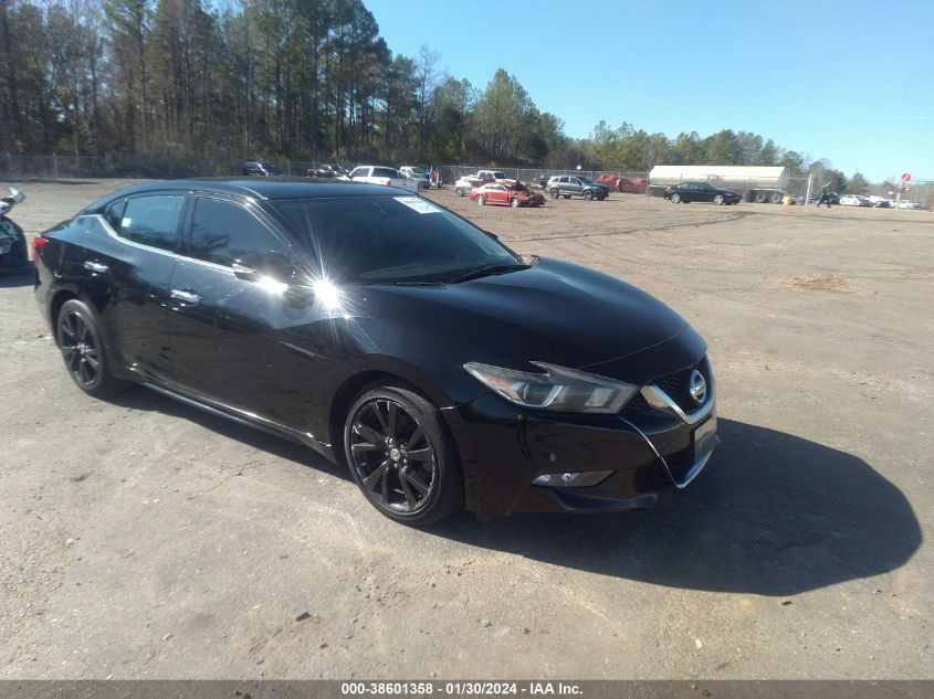 2018 NISSAN MAXIMA 3.5S/SV/SL/SR/PLAT - 1N4AA6AP1JC375899