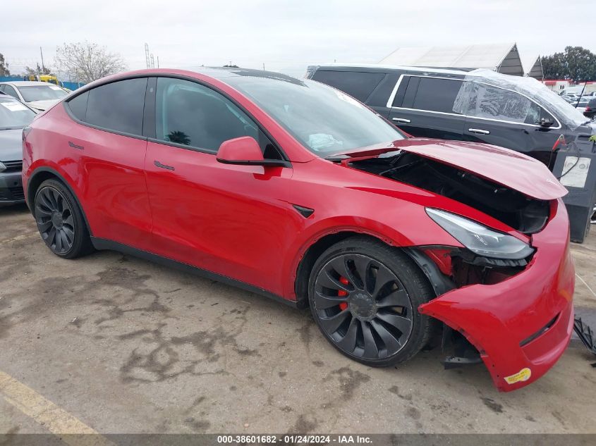 2022 TESLA MODEL Y PERFORMANCE DUAL MOTOR ALL-WHEEL DRIVE - 7SAYGDEF8NF342052