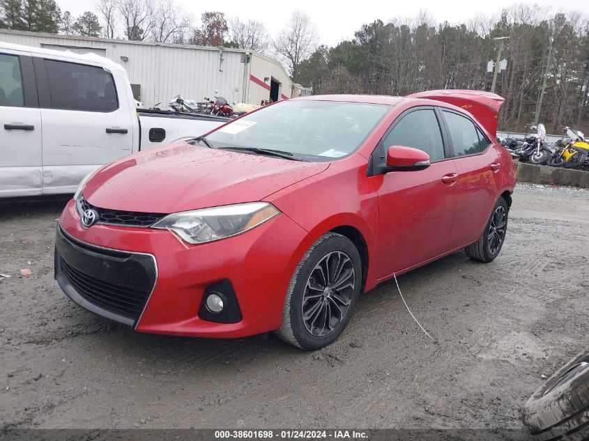 2016 TOYOTA COROLLA S PLUS - 2T1BURHE4GC569547