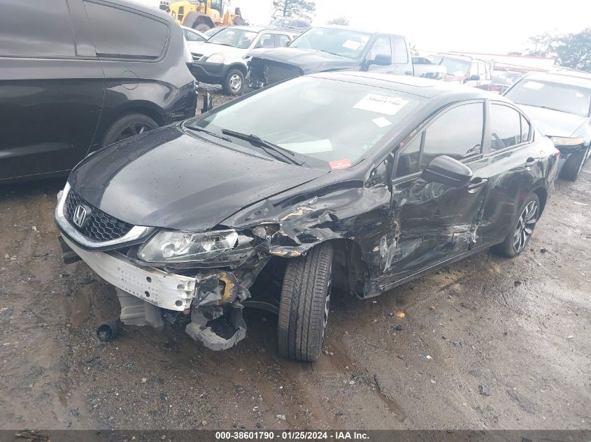 2015 HONDA CIVIC EXL - 2HGFB2F9XFH529631