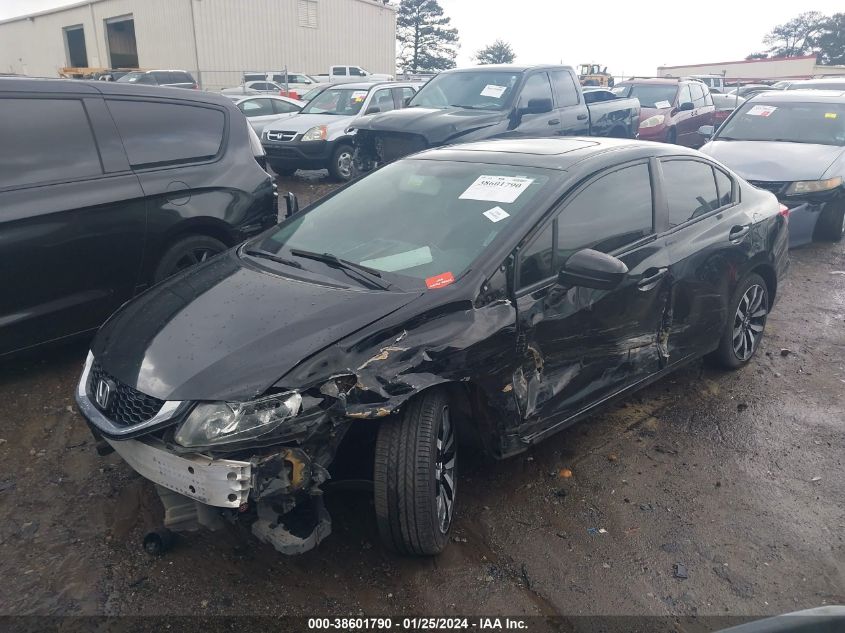 2015 HONDA CIVIC EXL - 2HGFB2F9XFH529631