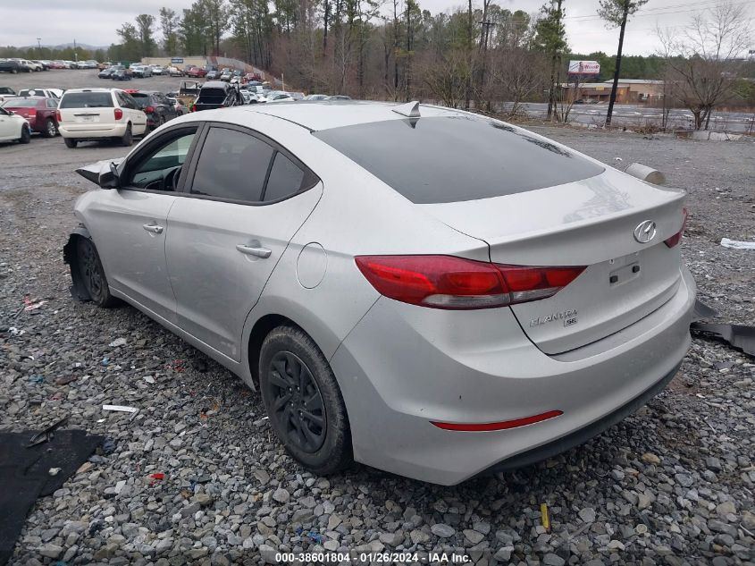 2017 HYUNDAI ELANTRA SE - 5NPD74LFXHH178050