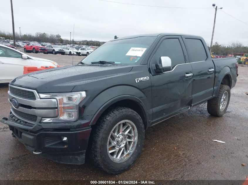 2020 FORD F-150 PLATINUM - 1FTEW1E44LFB42553