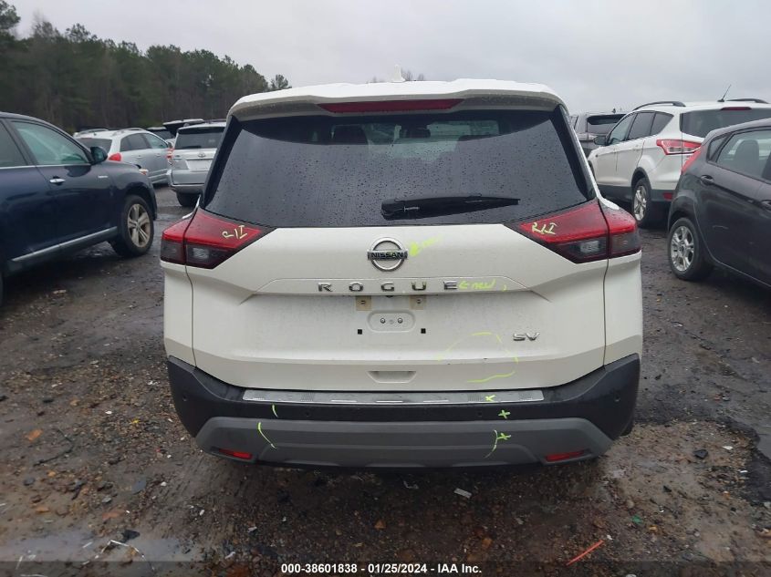 VIN JN8AT3BA4MW000481 2021 NISSAN ROGUE SV FWD