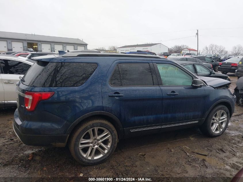 2017 FORD EXPLORER XLT - 1FM5K8D80HGC03712