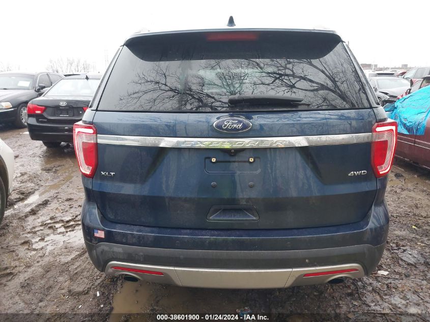 2017 FORD EXPLORER XLT - 1FM5K8D80HGC03712