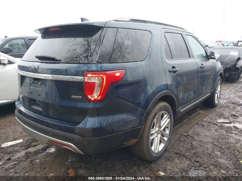 2017 FORD EXPLORER XLT - 1FM5K8D80HGC03712