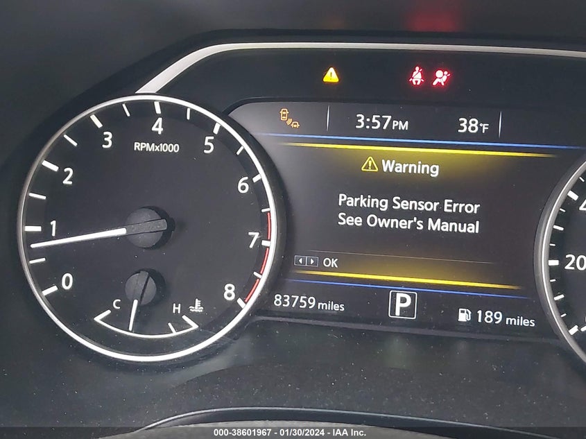 VIN 1N4AA6AP8HC382276 2017 NISSAN MAXIMA 3.5 PLATINUM