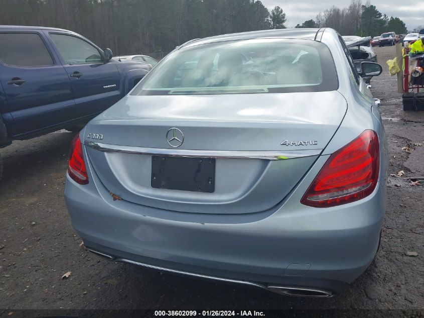 2015 MERCEDES-BENZ C 300 4MATIC/LUXURY 4MATIC/SPORT 4MATIC - 55SWF4KB7FU062437