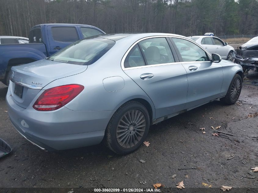 2015 MERCEDES-BENZ C 300 4MATIC/LUXURY 4MATIC/SPORT 4MATIC - 55SWF4KB7FU062437