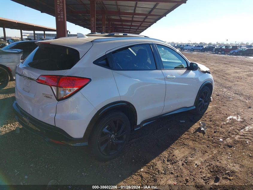VIN 3CZRU6H16MM737003 2021 HONDA HR-V SPORT