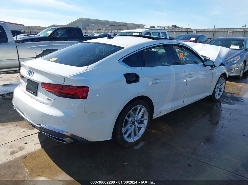 2023 AUDI A5 SPORTBACK PREMIUM 45 TFSI S LINE QUATTRO S TRONIC - WAUDACF58PA055848