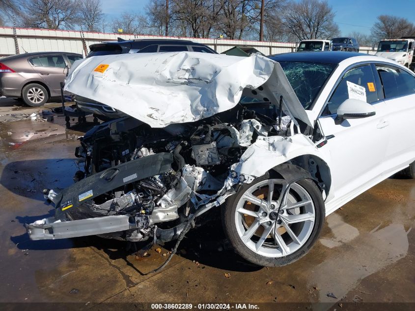 2023 AUDI A5 SPORTBACK PREMIUM 45 TFSI S LINE QUATTRO S TRONIC - WAUDACF58PA055848