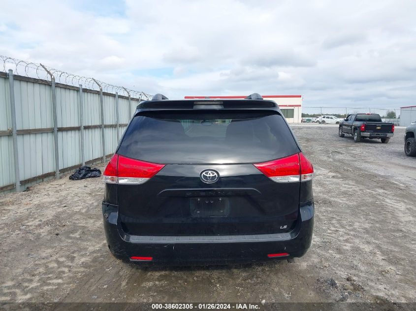 2013 TOYOTA SIENNA LE V6 8 PASSENGER - 5TDKK3DC2DS361340