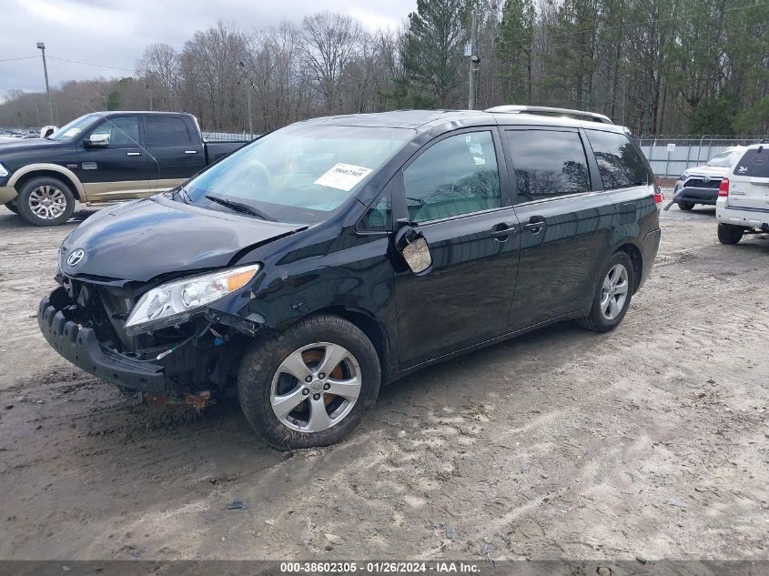 2013 TOYOTA SIENNA LE V6 8 PASSENGER - 5TDKK3DC2DS361340