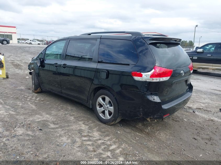 2013 TOYOTA SIENNA LE V6 8 PASSENGER - 5TDKK3DC2DS361340