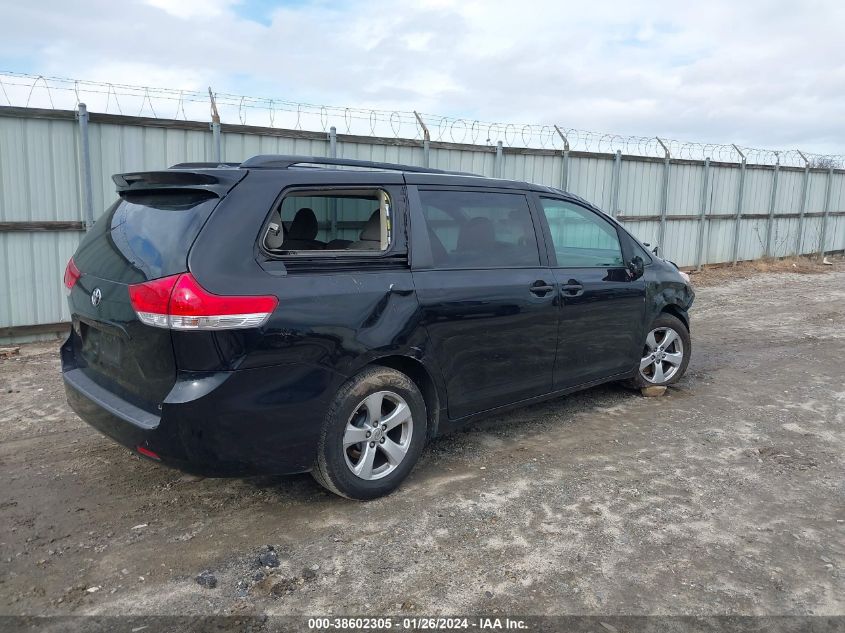 2013 TOYOTA SIENNA LE V6 8 PASSENGER - 5TDKK3DC2DS361340
