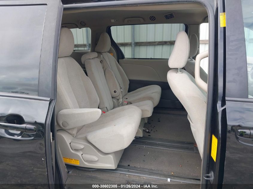 2013 TOYOTA SIENNA LE V6 8 PASSENGER - 5TDKK3DC2DS361340