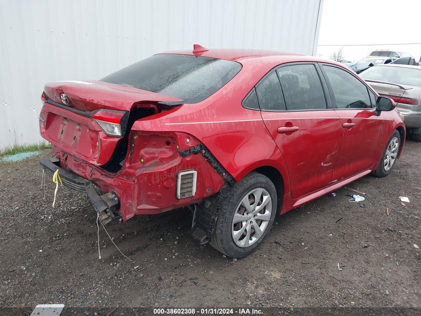 VIN JTDEPRAE9LJ008709 2020 TOYOTA COROLLA LE