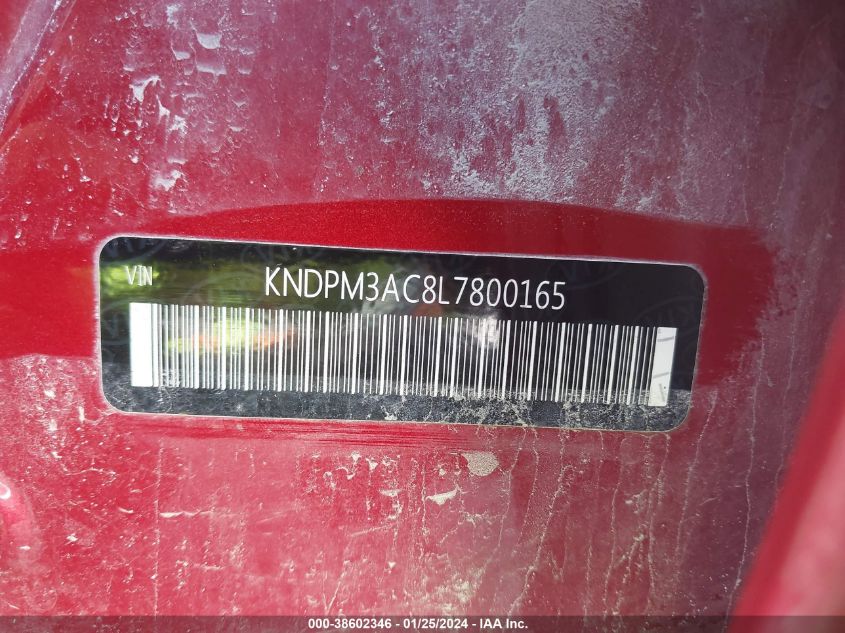 2020 KIA SPORTAGE LX - KNDPM3AC8L7800165