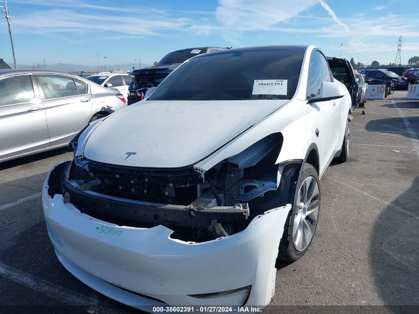 2022 TESLA MODEL Y - 7SAYGDEE7NF440965