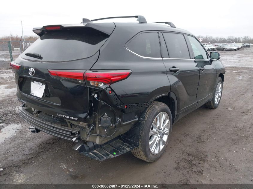 2023 TOYOTA HIGHLANDER LIMITED - 5TDKDRBH2PS524973