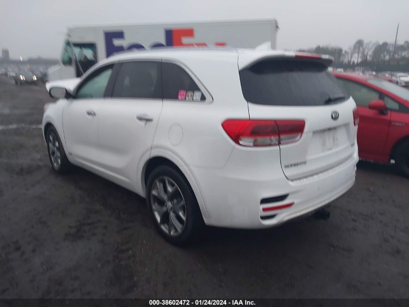 2016 KIA SORENTO 3.3L SX - 5XYPKDA54GG130068