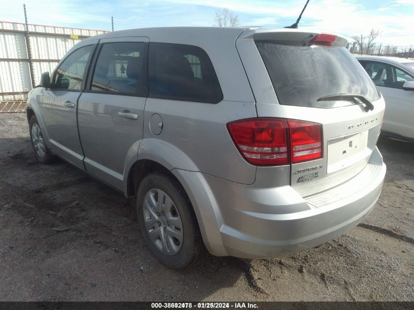 2013 DODGE JOURNEY AMERICAN VALUE PKG - 3C4PDCABXDT728910