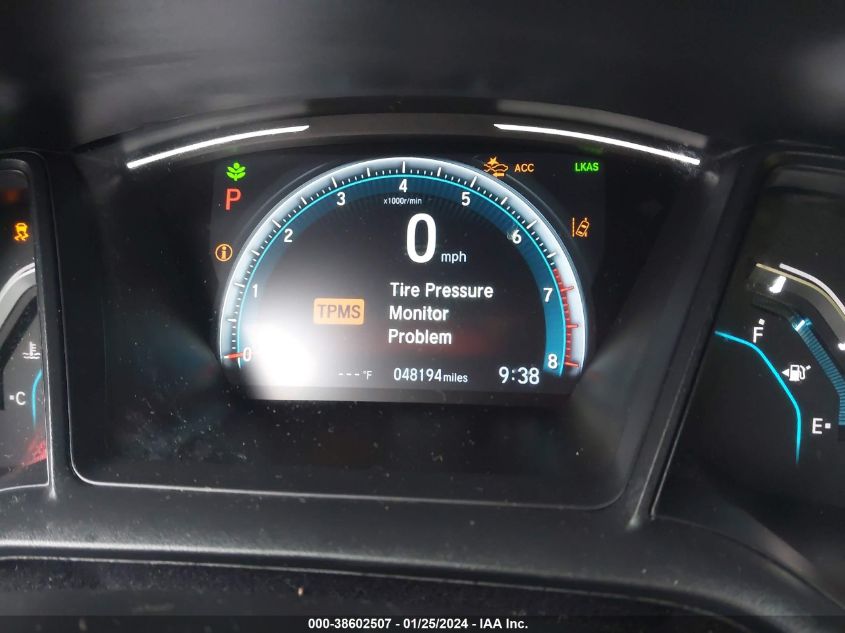 2019 HONDA CIVIC LX - 2HGFC2F65KH577714