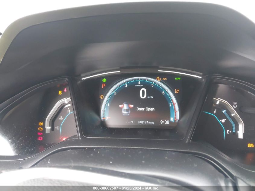 2019 HONDA CIVIC LX - 2HGFC2F65KH577714