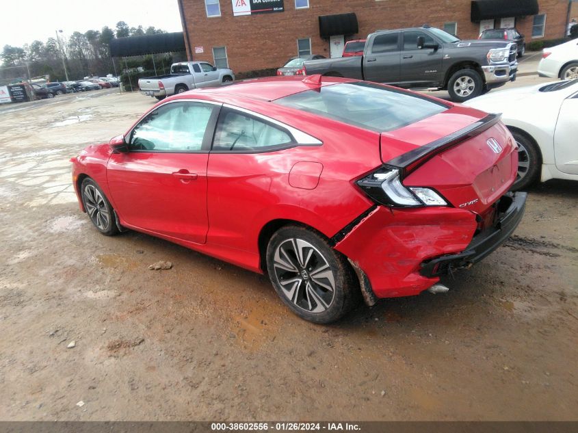 2018 HONDA CIVIC EX - 2HGFC3B30JH350298