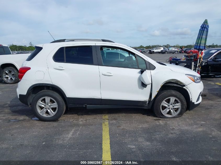2021 CHEVROLET TRAX LT - KL7CJPSM3MB364228