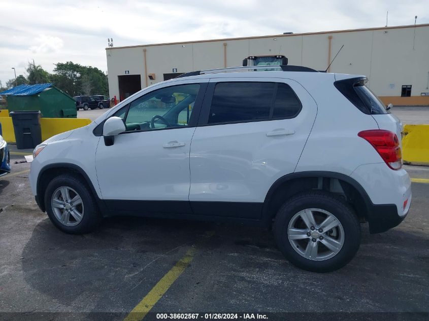 2021 CHEVROLET TRAX LT - KL7CJPSM3MB364228