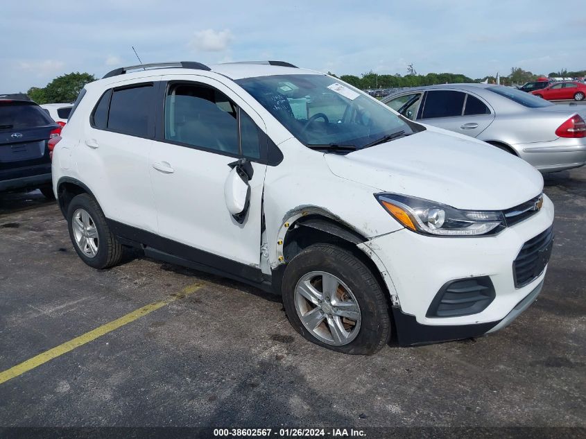2021 CHEVROLET TRAX LT - KL7CJPSM3MB364228