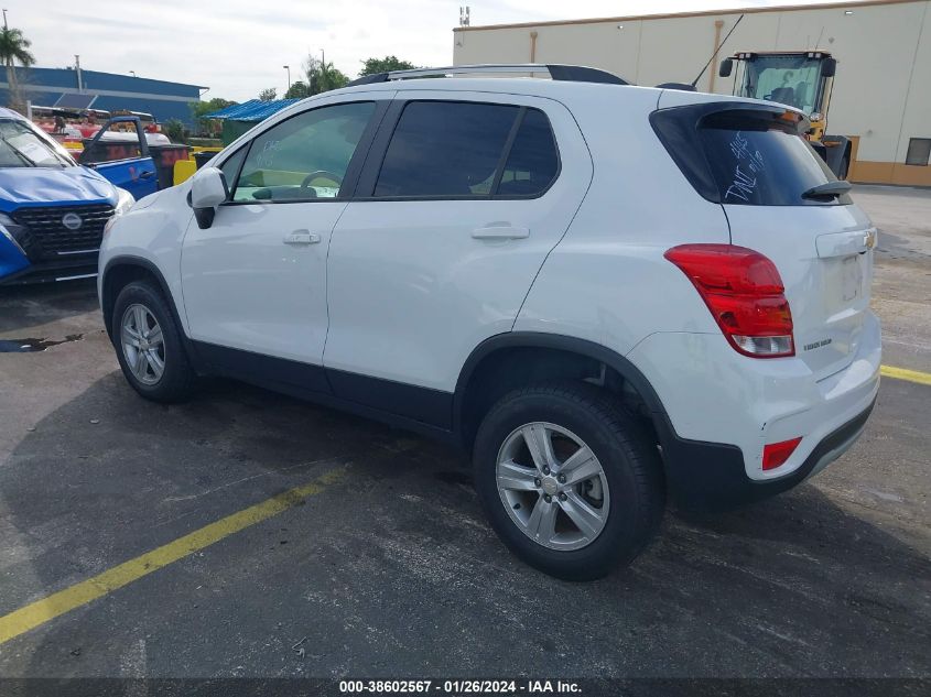2021 CHEVROLET TRAX LT - KL7CJPSM3MB364228