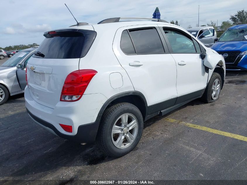 2021 CHEVROLET TRAX LT - KL7CJPSM3MB364228