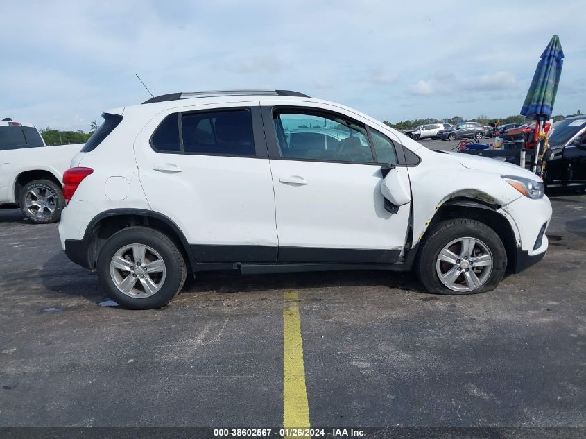 2021 CHEVROLET TRAX LT - KL7CJPSM3MB364228