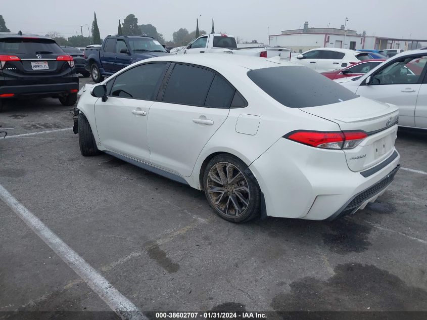 2020 TOYOTA COROLLA SE/NIGHT SHADE - 5YFS4RCE7LP030258