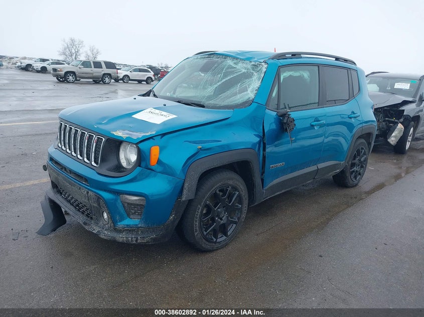 VIN ZACNJABB9LPL19562 2020 JEEP RENEGADE LATITUDE