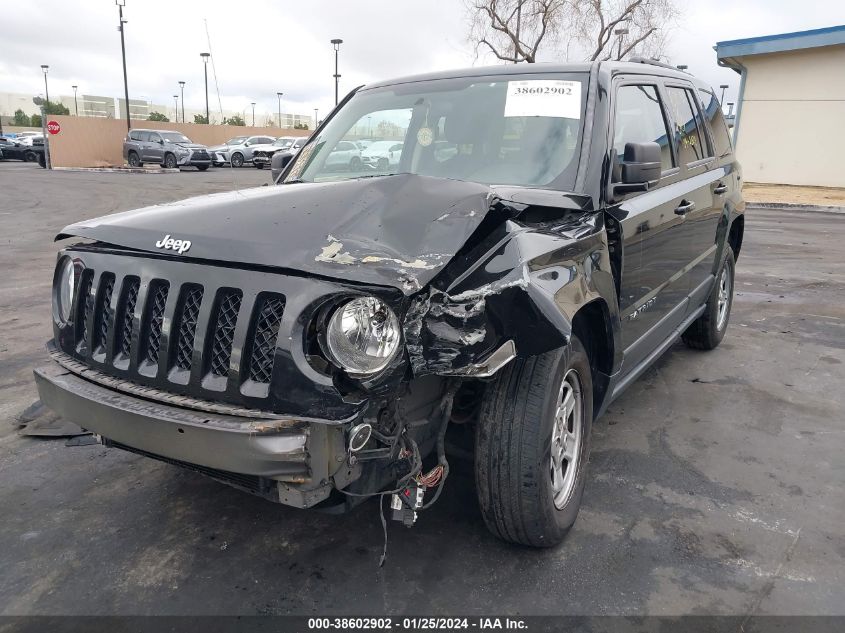 2015 JEEP PATRIOT SPORT - 1C4NJPBBXFD368357