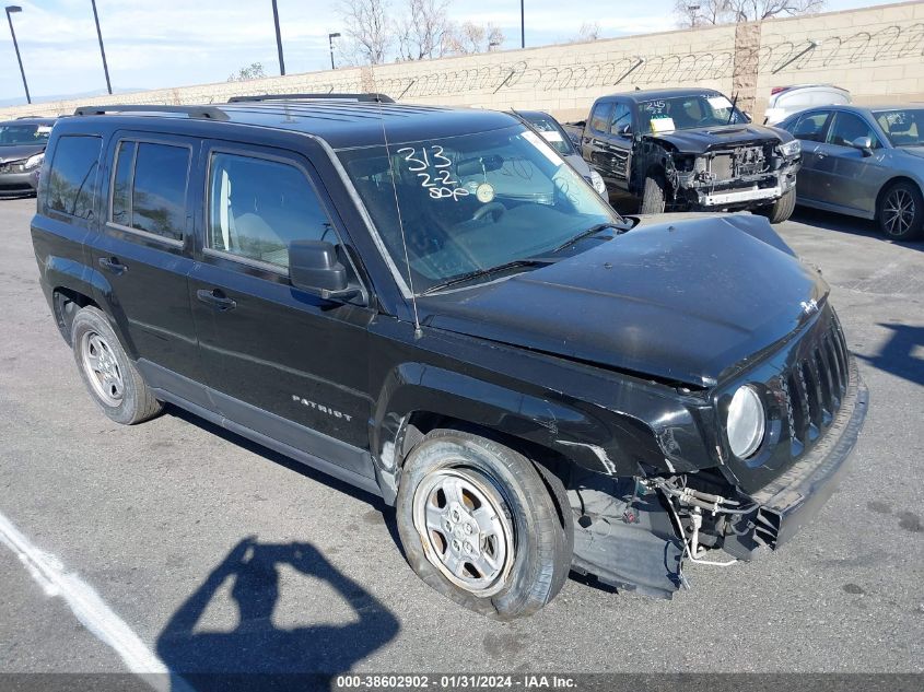 2015 JEEP PATRIOT SPORT - 1C4NJPBBXFD368357