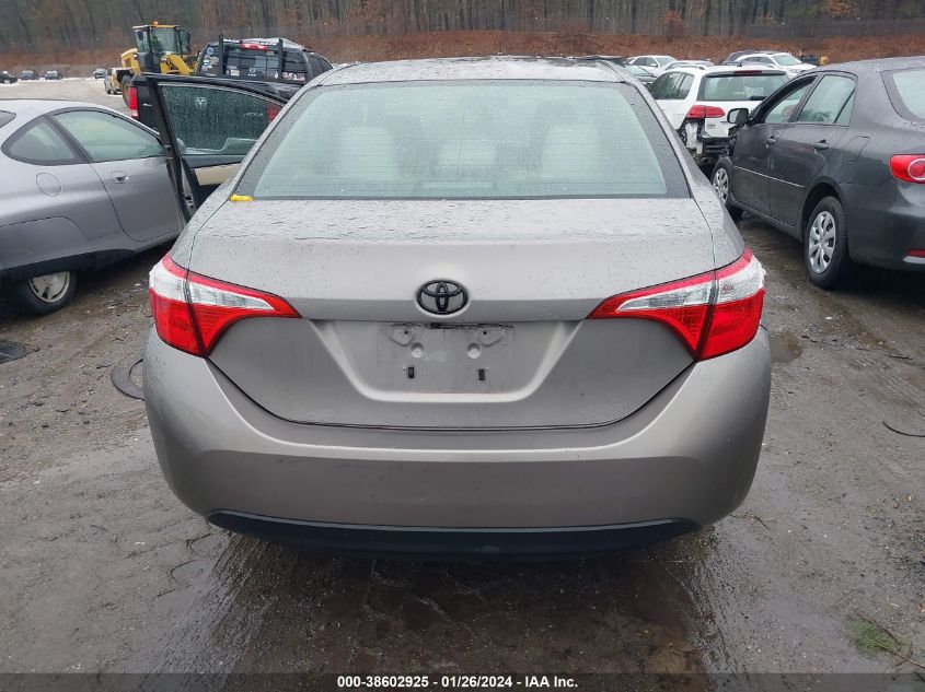 2015 TOYOTA COROLLA L/LE/LE PLS/PRM/S/S PLS - 2T1BURHE4FC456406