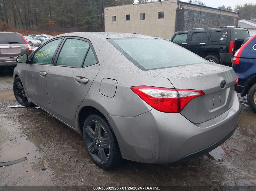 2015 TOYOTA COROLLA L/LE/LE PLS/PRM/S/S PLS - 2T1BURHE4FC456406