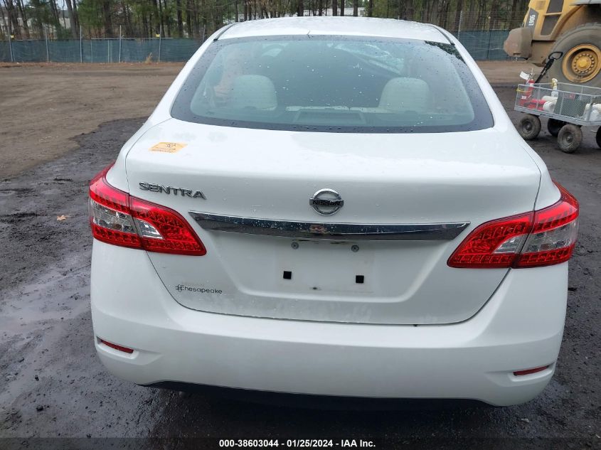 2015 NISSAN SENTRA S/SV/SR/SL - 3N1AB7AP5FY379906
