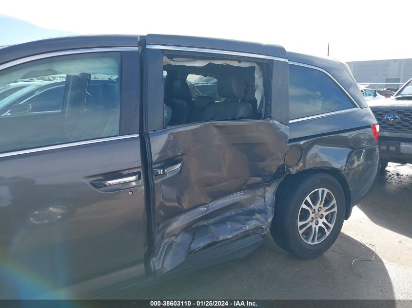 2013 HONDA ODYSSEY EX-L - 5FNRL5H66DB081114